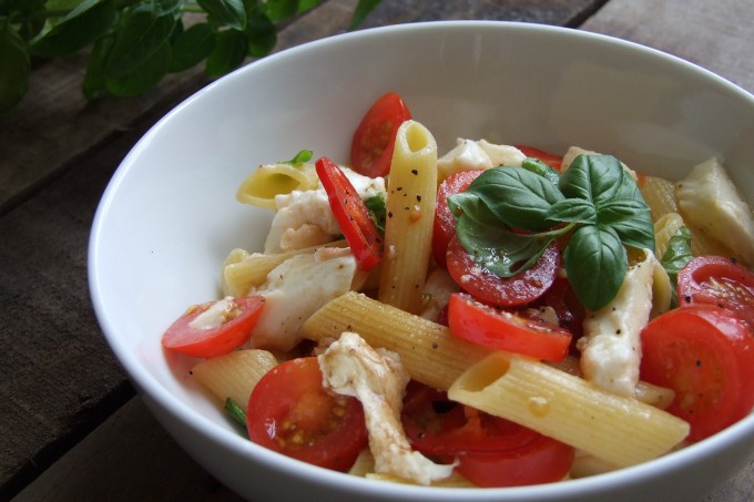 Organic Caprese Pasta Salad