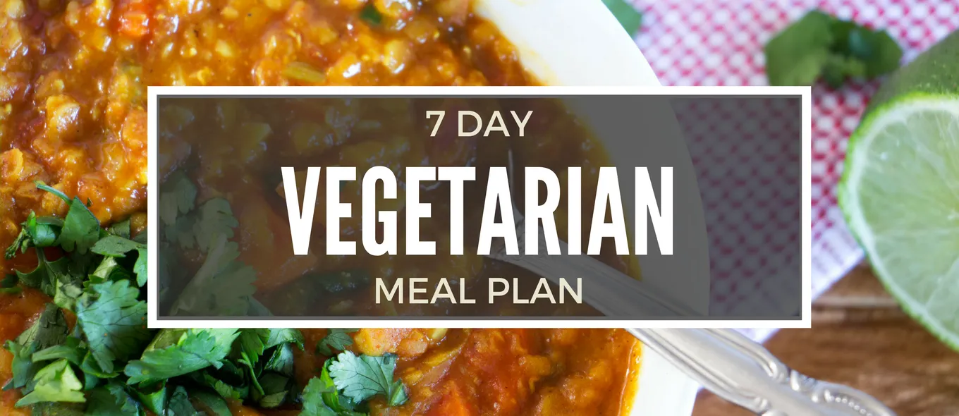 7 Day Vegetarian Meal Plan