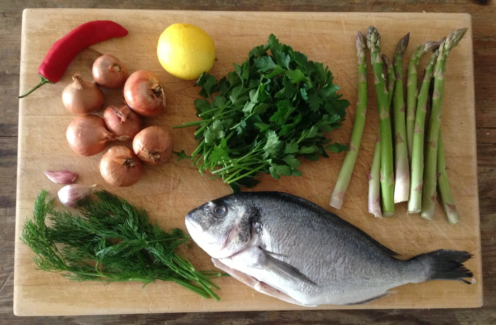 Baked Whole Sea Bream