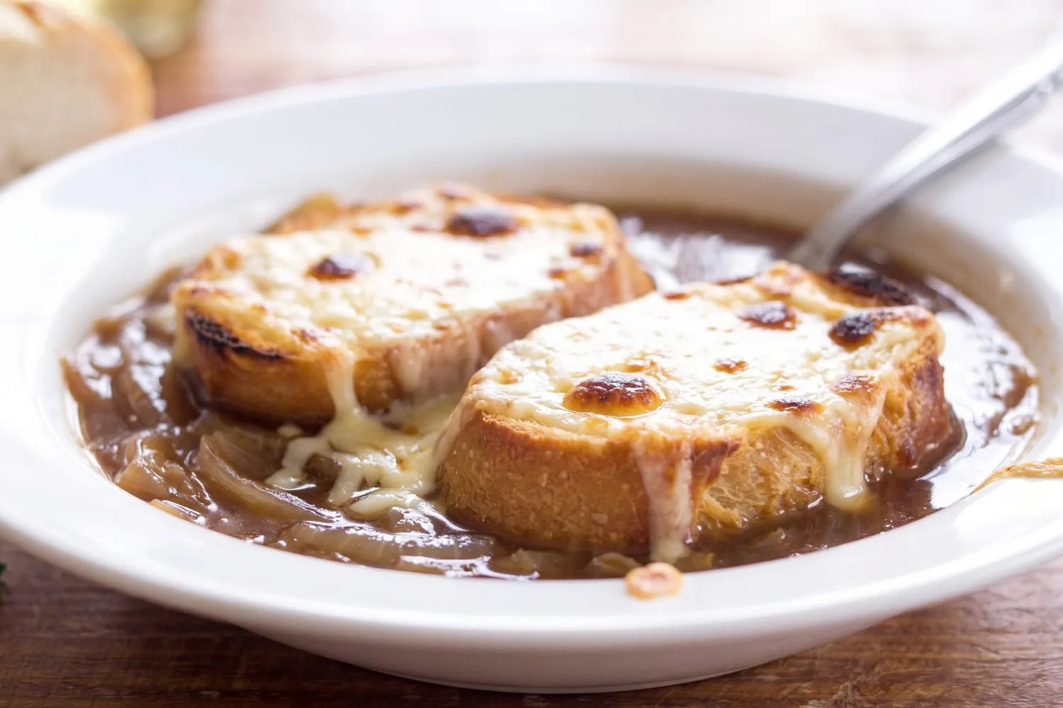 French Onion Soup with Cheese Toasts