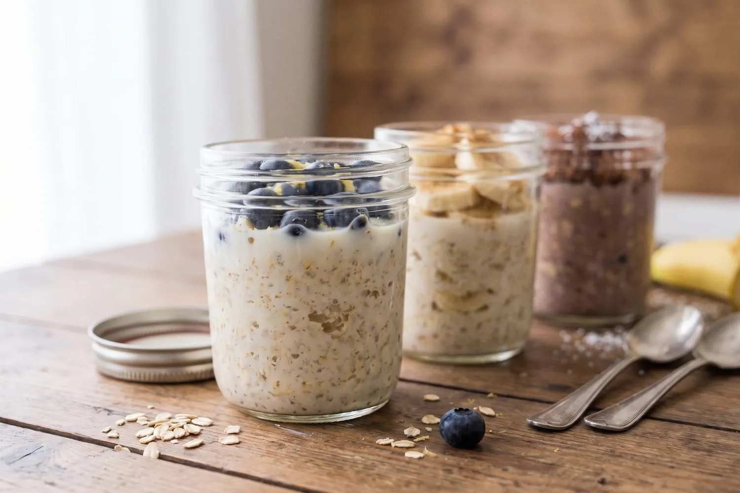 Overnight Oats Three Ways