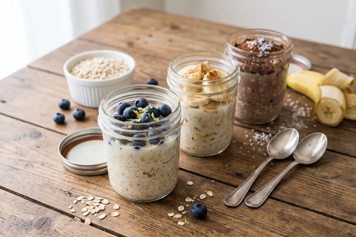 Overnight Oats Three Ways