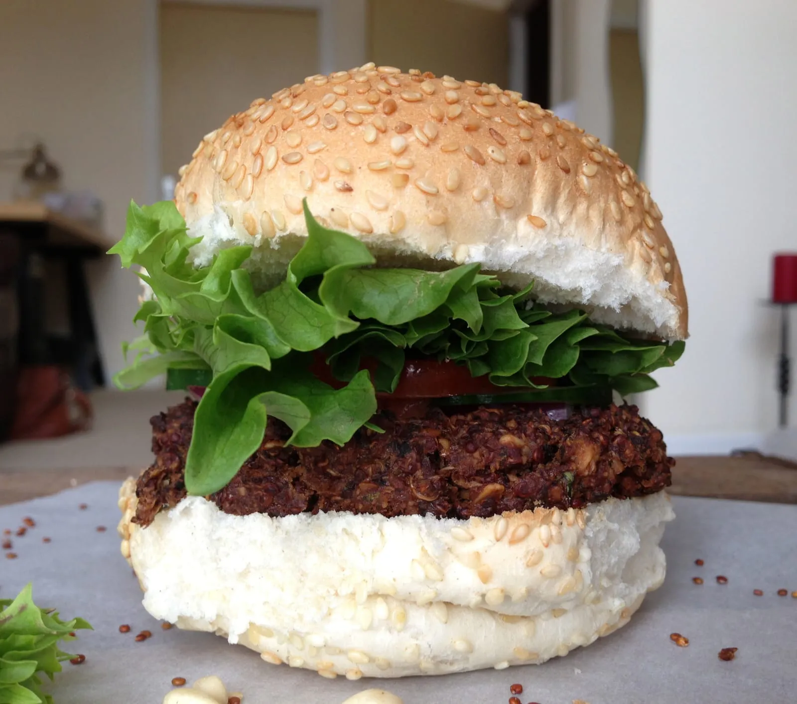 Quinoa and Black Bean Veggie Burgers