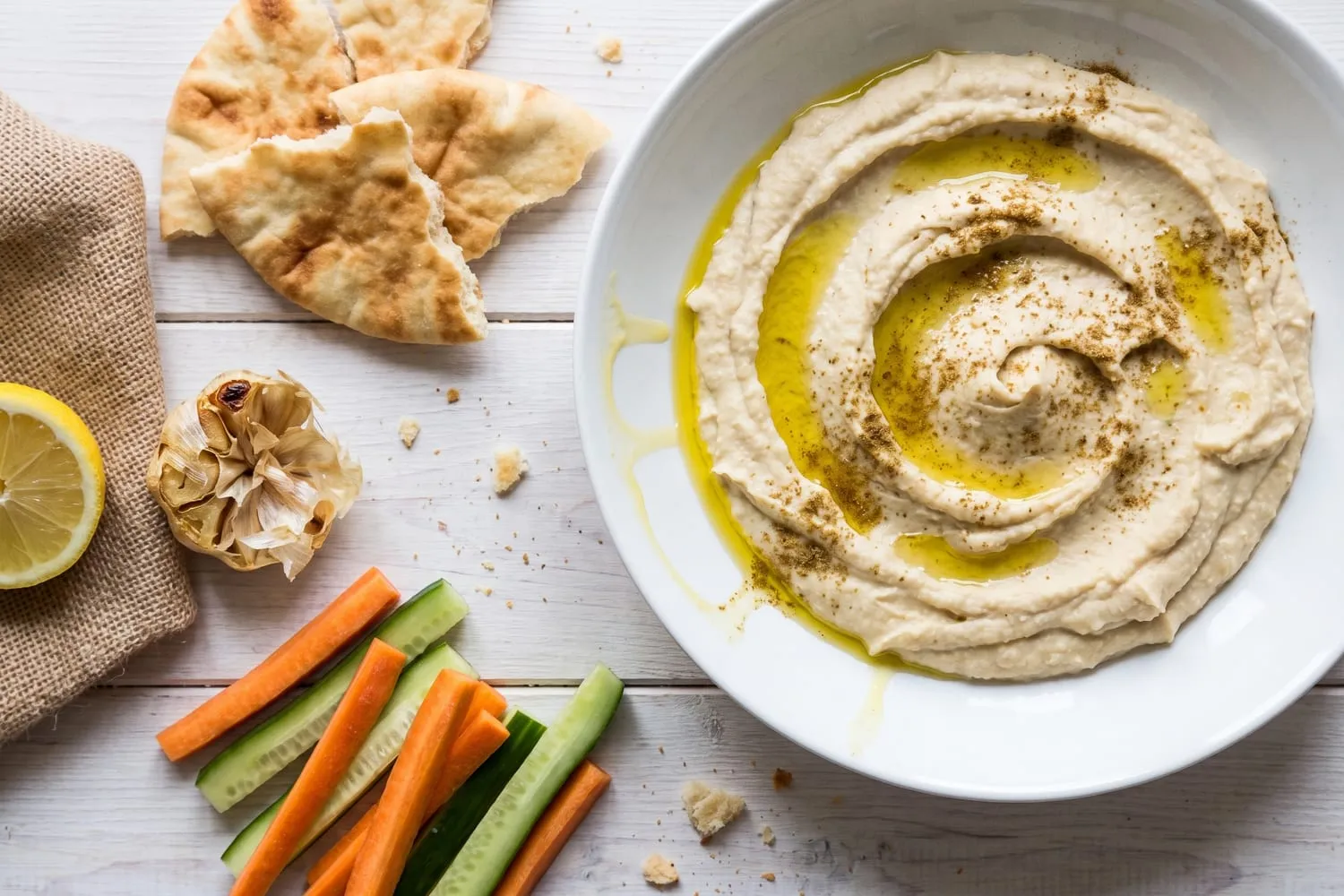 Roast Garlic and Butter Bean Dip