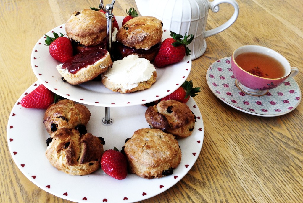 Jam Fruit Scones