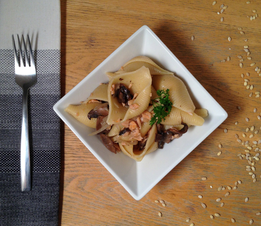 Smoked Salmon Conchiglioni