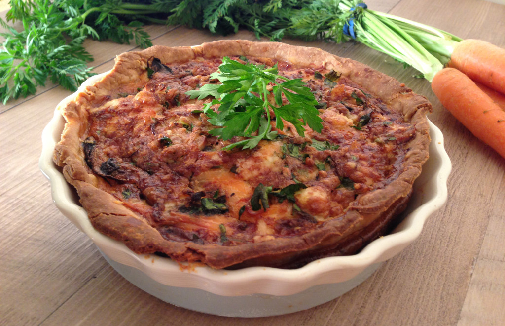 Smoked Salmon & Vegetable Quiche