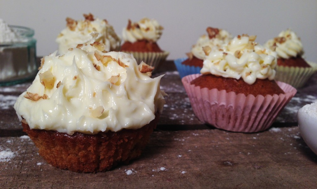 Carrot and Walnut Cupcakes