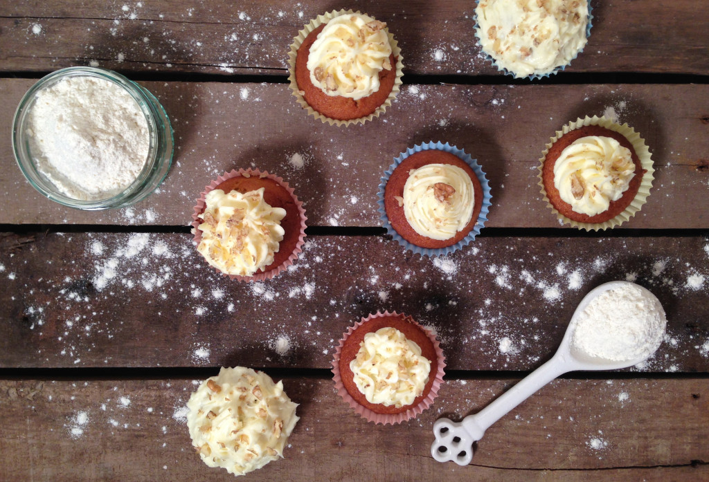 Carrot and Walnut Cupcakes