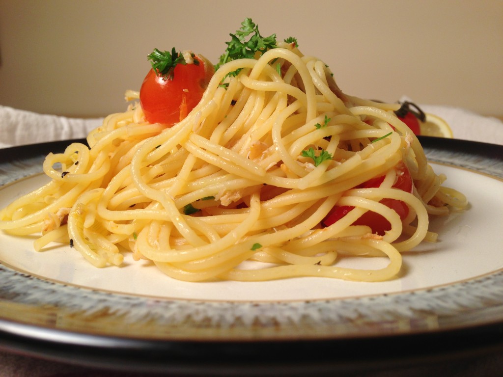 Crab and Lemon Spaghetti