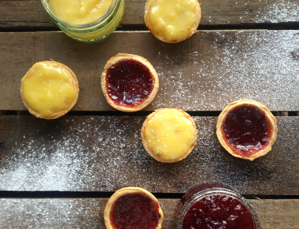 Jam & Lemon Curd Tarts