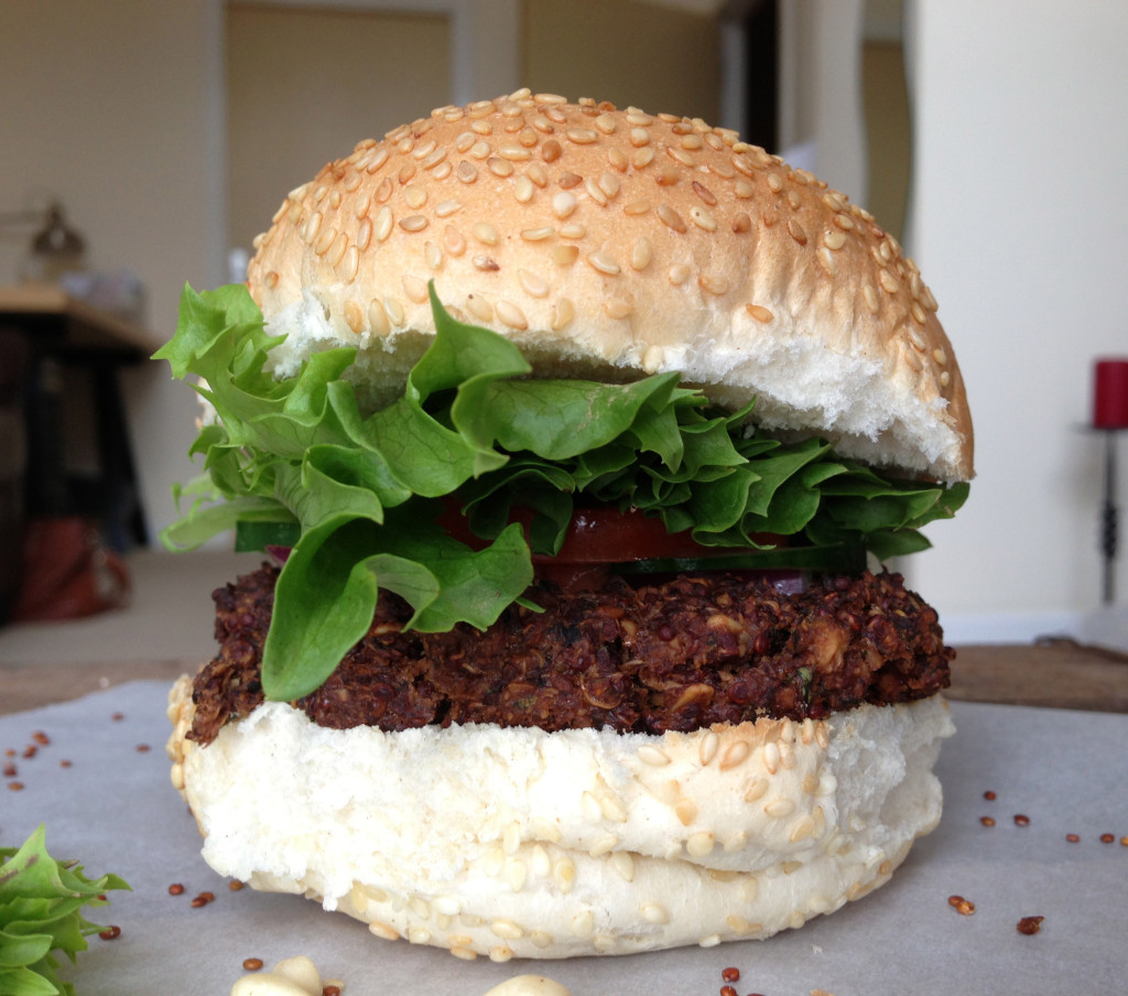 Quinoa & Black Bean Veggie Burgers