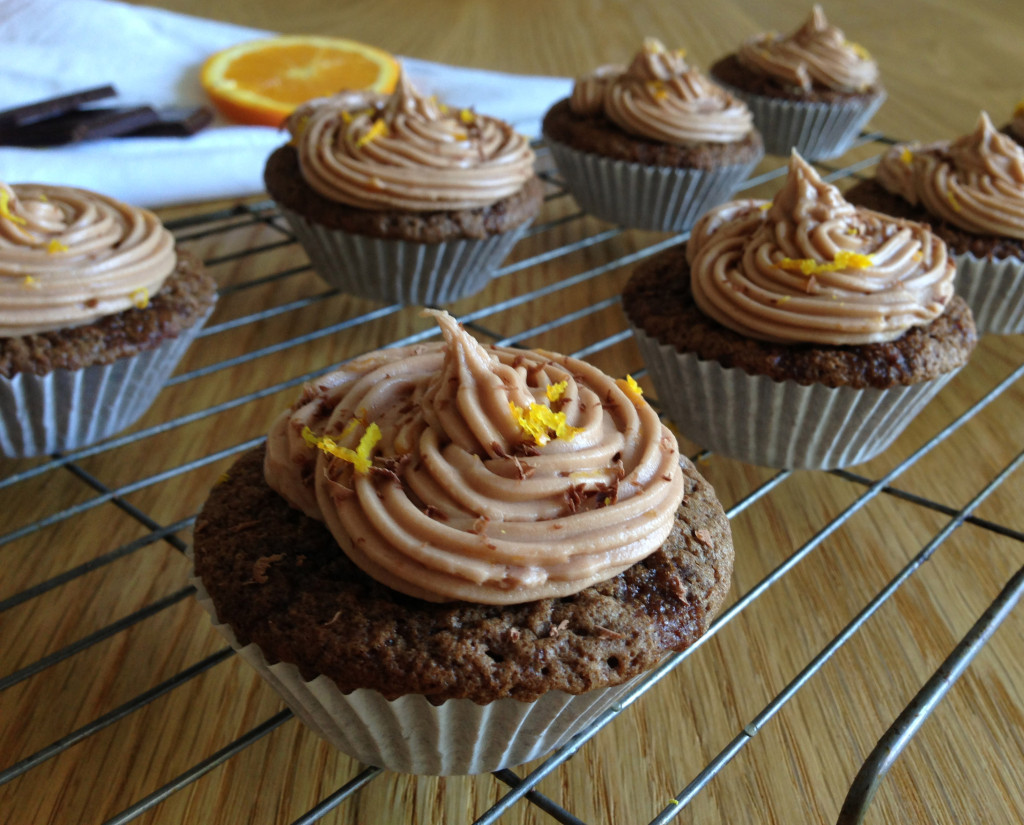 Dark Chocolate Orange Cupcakes