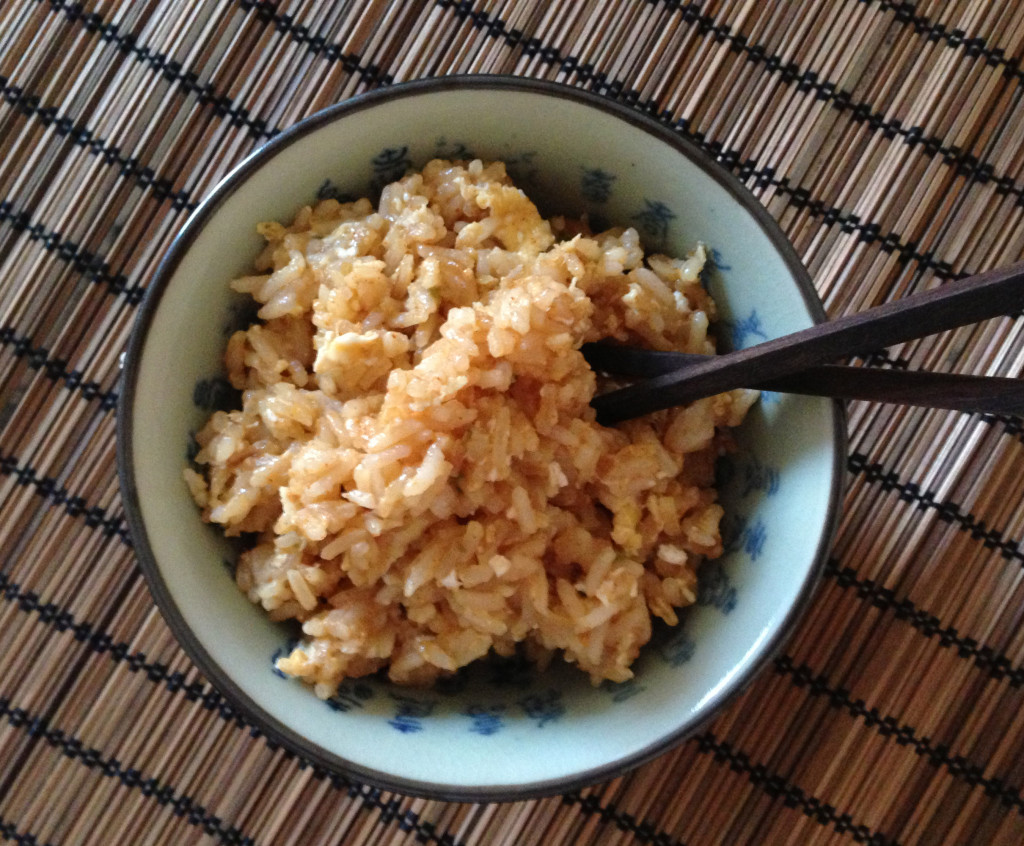 Healthy Spicy Egg Fried Rice