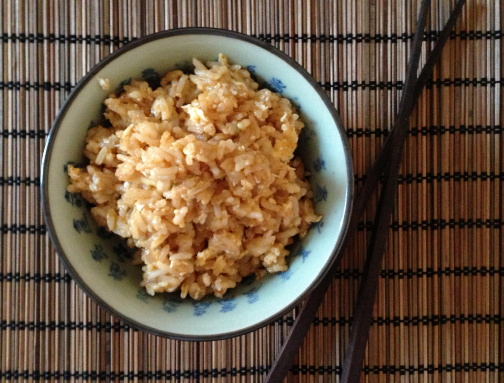 Healthy Spicy Egg Fried Rice