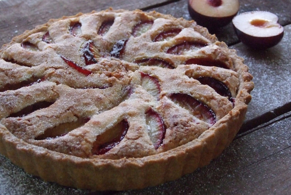 Plum Frangipane Tart