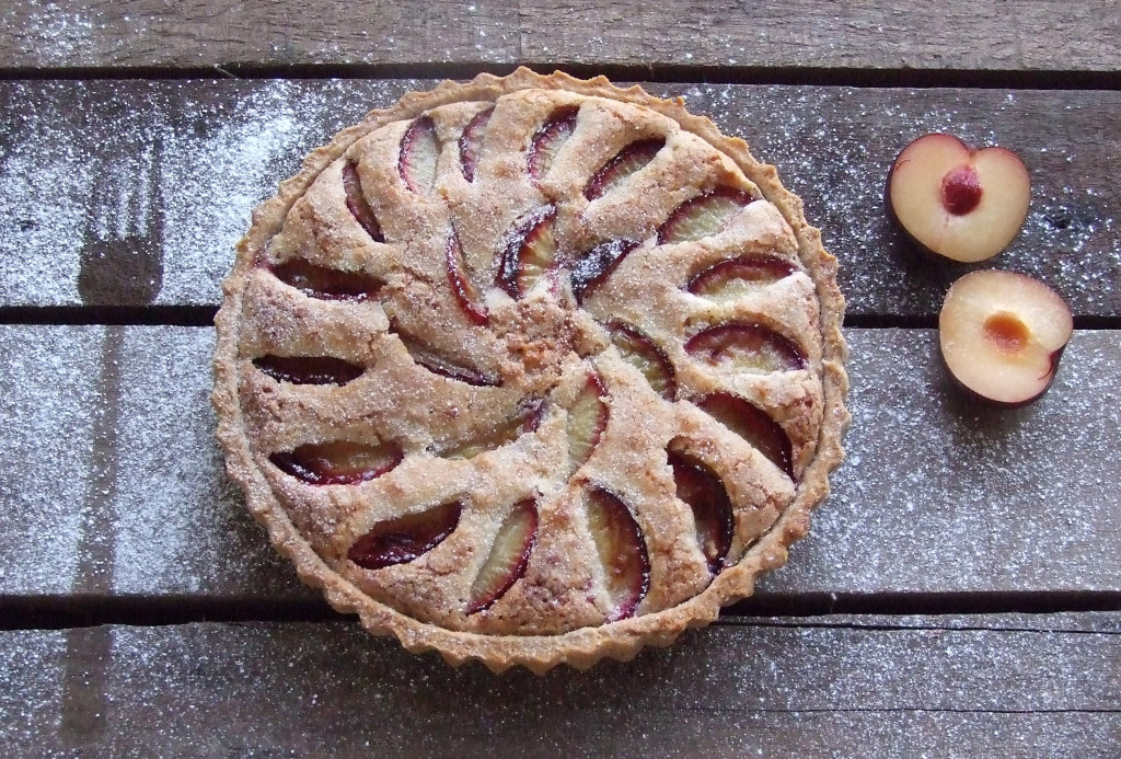 Plum Frangipane Tart