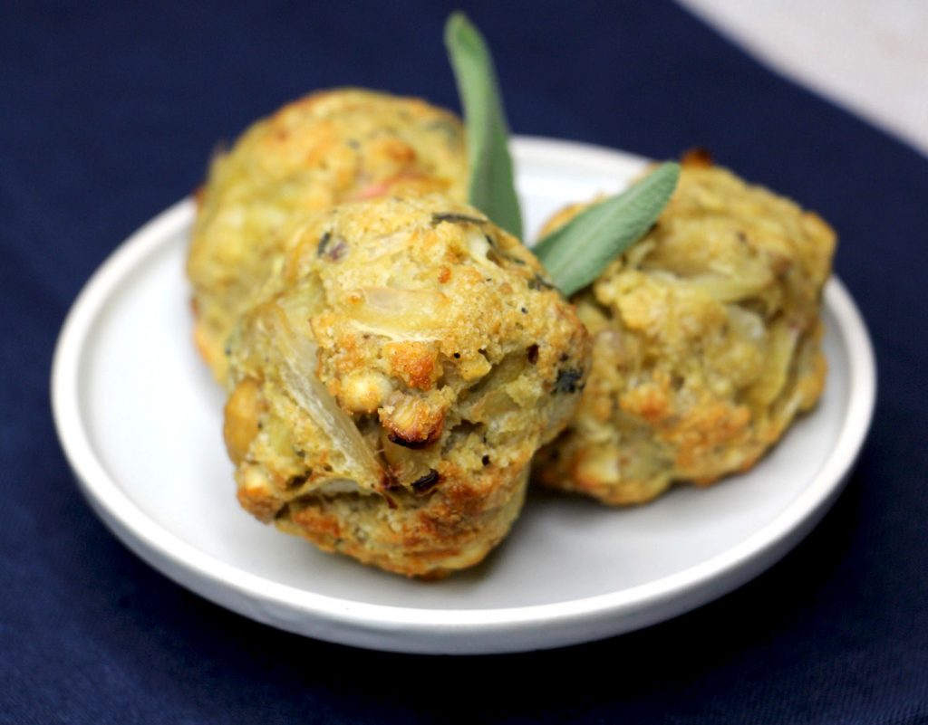 Sage, onion and chestnut stuffing balls