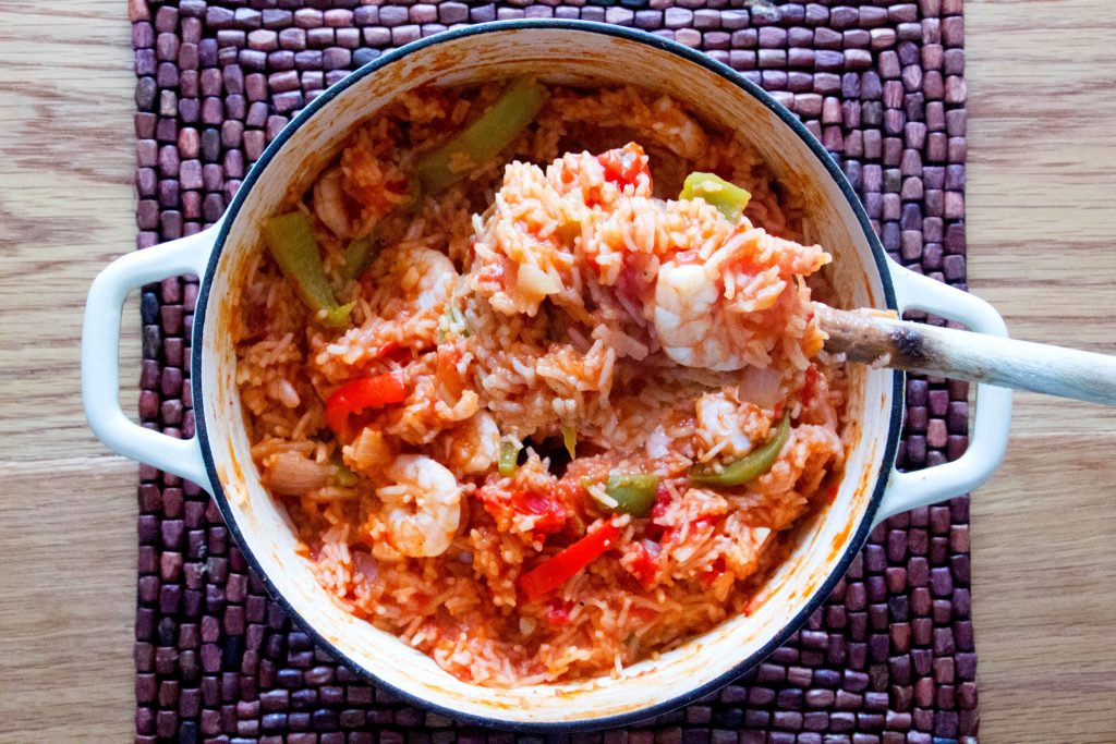 Prawn paella style one pot