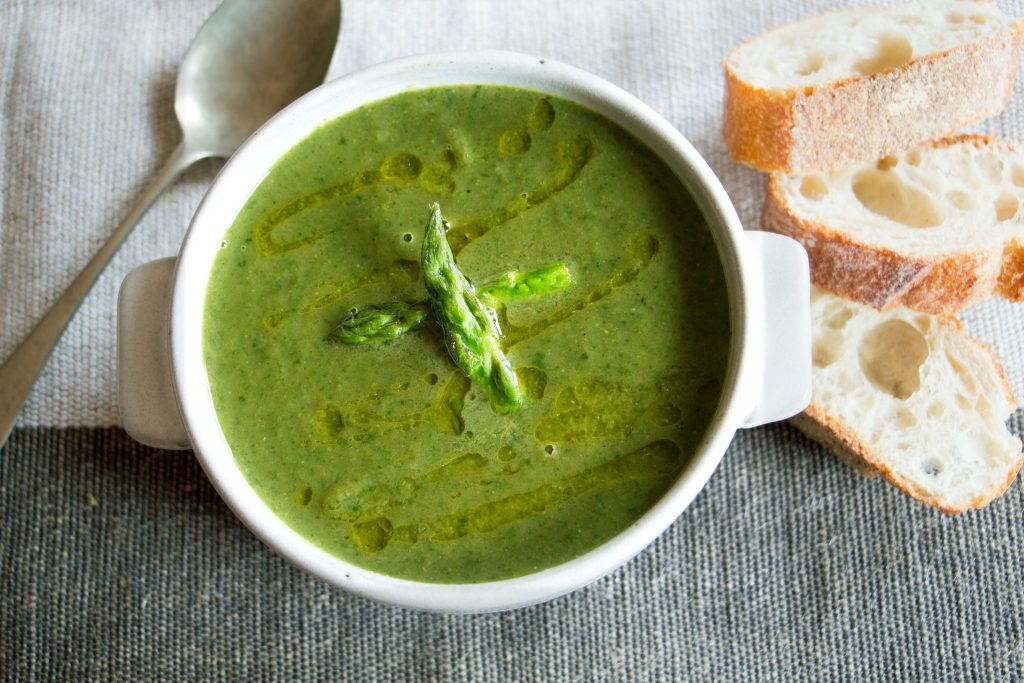 Asparagus and Spinach Soup