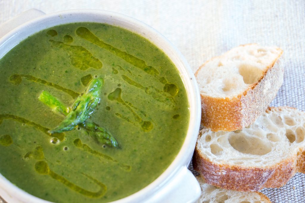 Asparagus and Spinach Soup