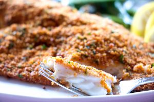 Baked Tilapia with Parmesan Crust