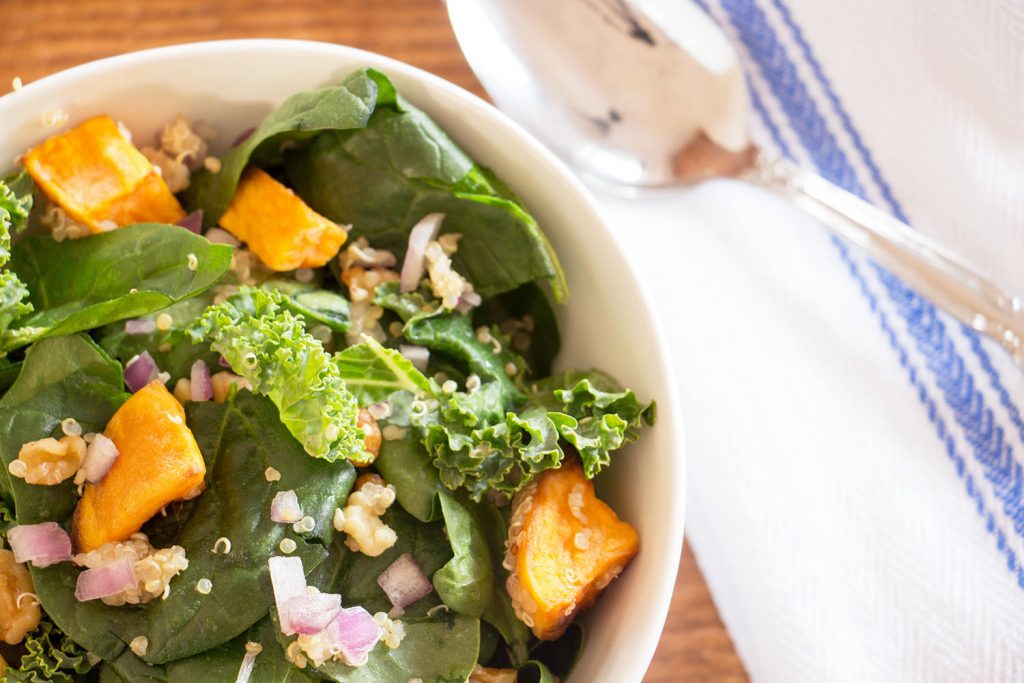 Roasted Sweet Potato and Quinoa Salad