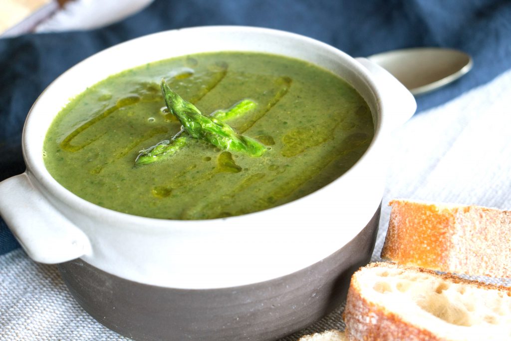 Asparagus and Spinach Soup