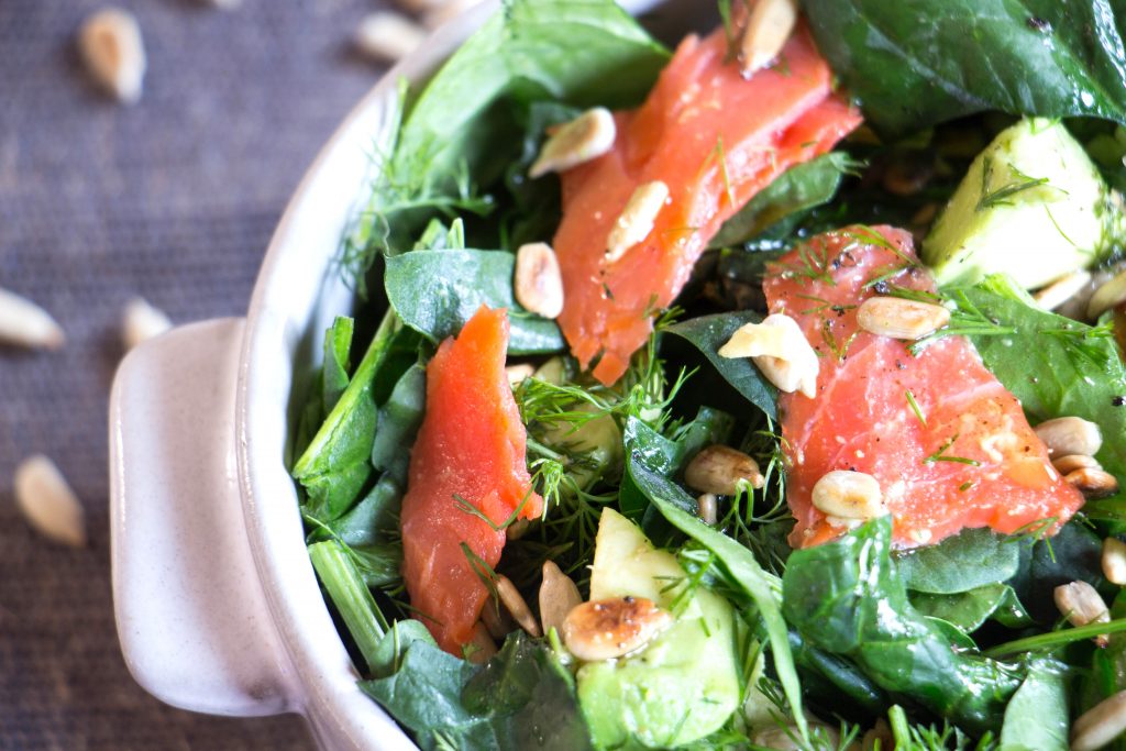 Smoked Salmon and Avocado Salad