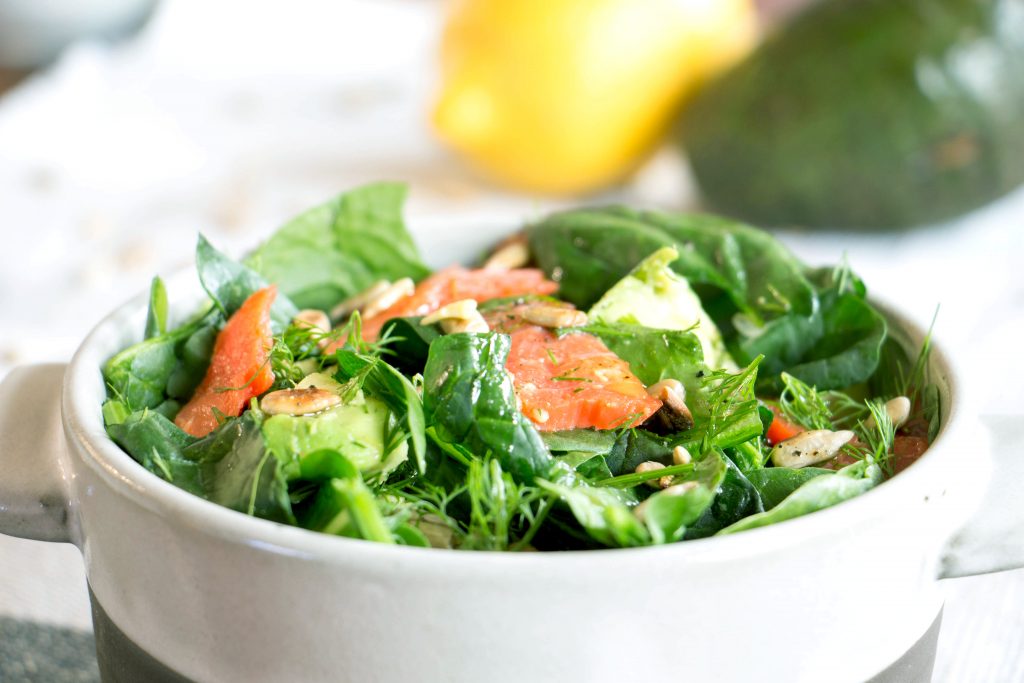 Smoked Salmon and Avocado Salad