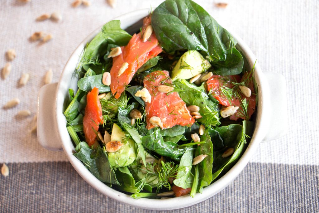 Smoked Salmon and Avocado Salad