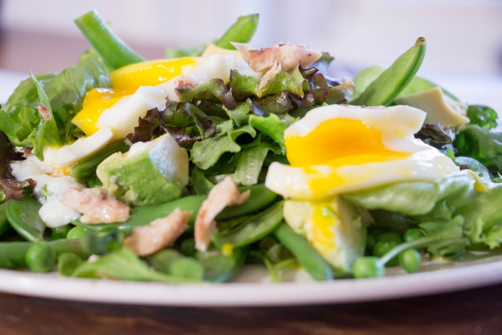 Mackerel and green bean salad 4