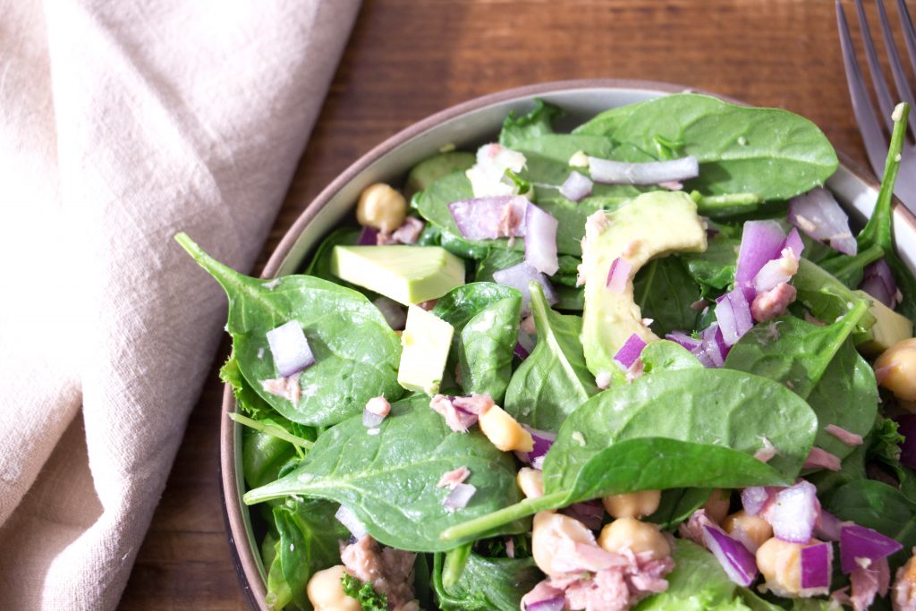 Tuna and avocado salad 