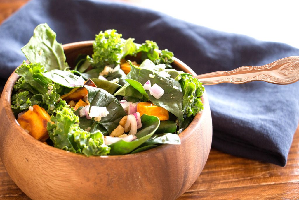 Roasted Sweet Potato and Quinoa Salad