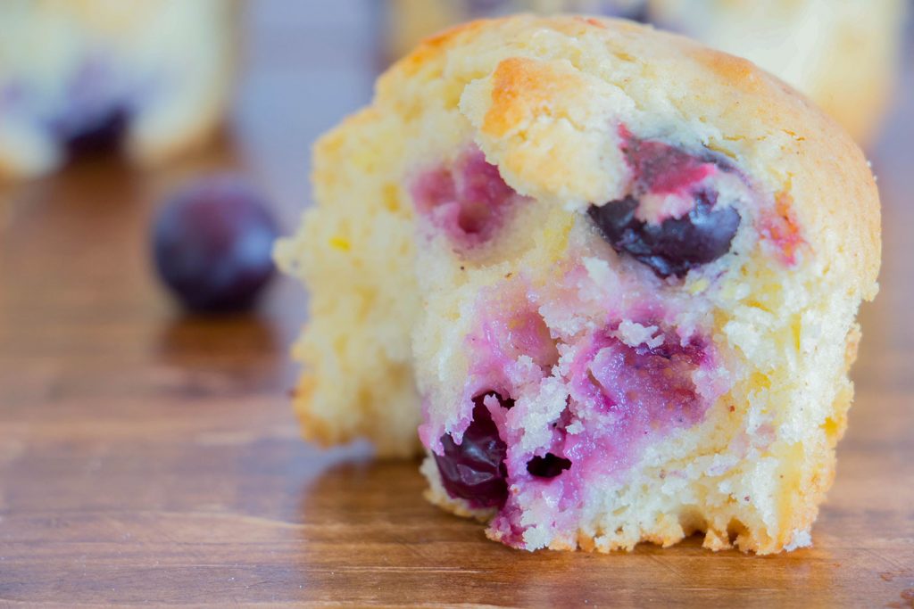 Blueberry and lemon muffin 3