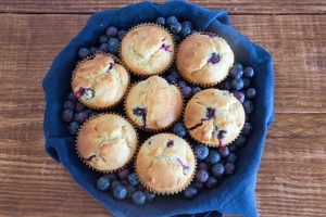 Blueberry and lemon muffins 2