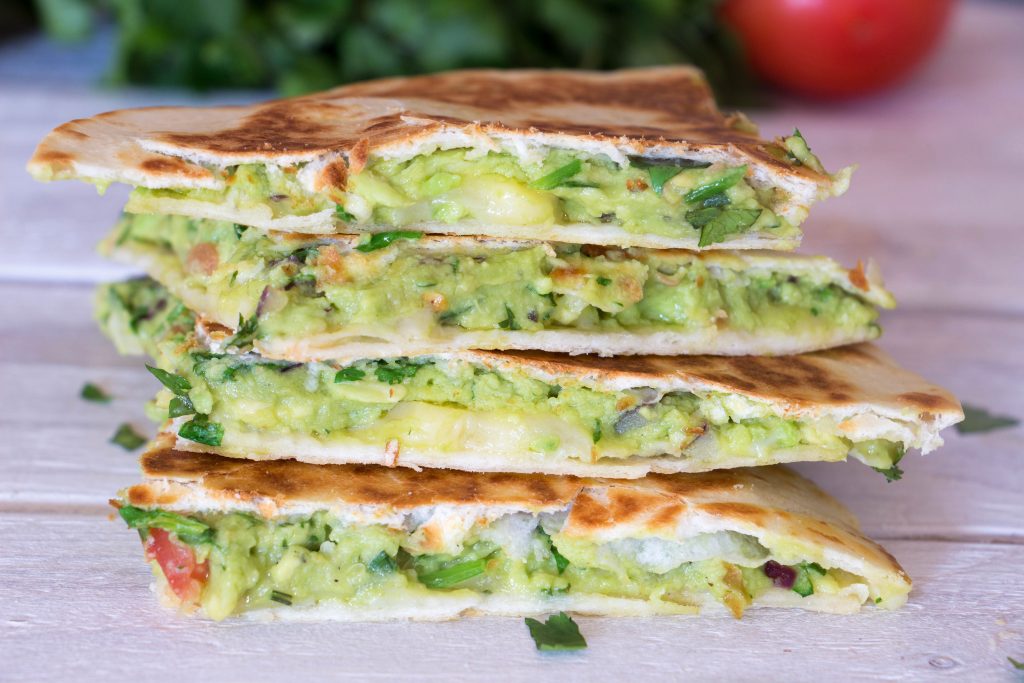 Guacamole quesadillas 