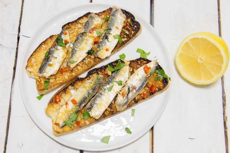 PanFried Sardine Fillets on Toast Recipe from Pescetarian.Kitchen