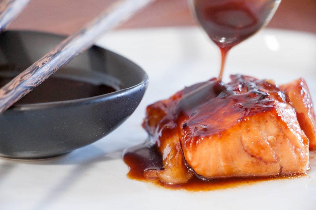 teriyaki glazed salmon 