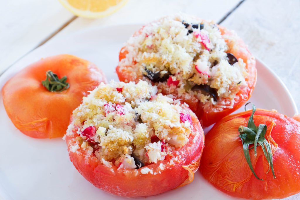 Cous cous stuffed tomatoes 3