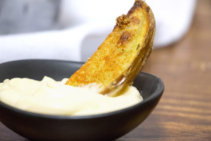 Garlic and Parmesan Potato Wedges