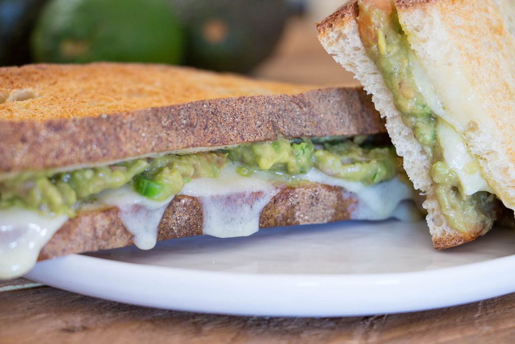 Guacamole grilled cheese 2