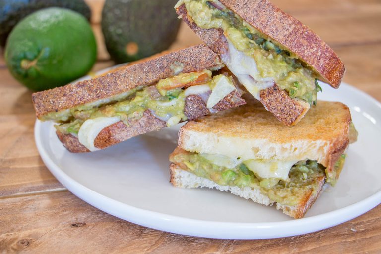 Guacamole Grilled Cheese Recipe from Pescetarian.Kitchen