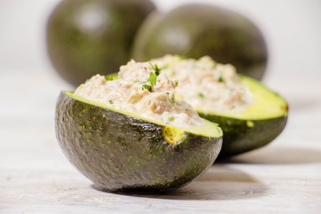 Tuna salad avocado bowls 2