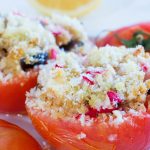 Cous Cous and Roasted Vegetable Stuffed Tomatoes