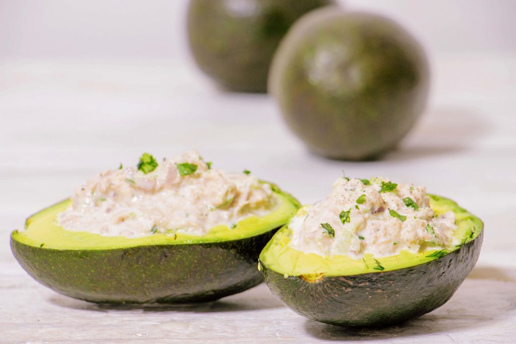 tuna salad avocado bowls 4